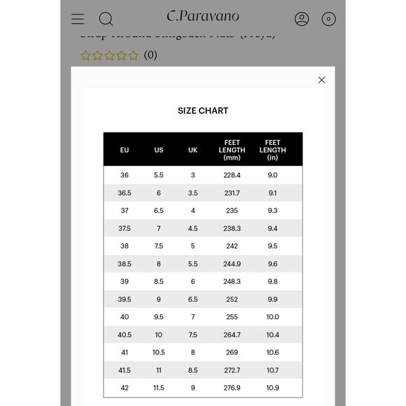 NIB! C.Paravano Slingback Flats in Red - Size EU 42 / US 11.5 - Picture 9 of 10